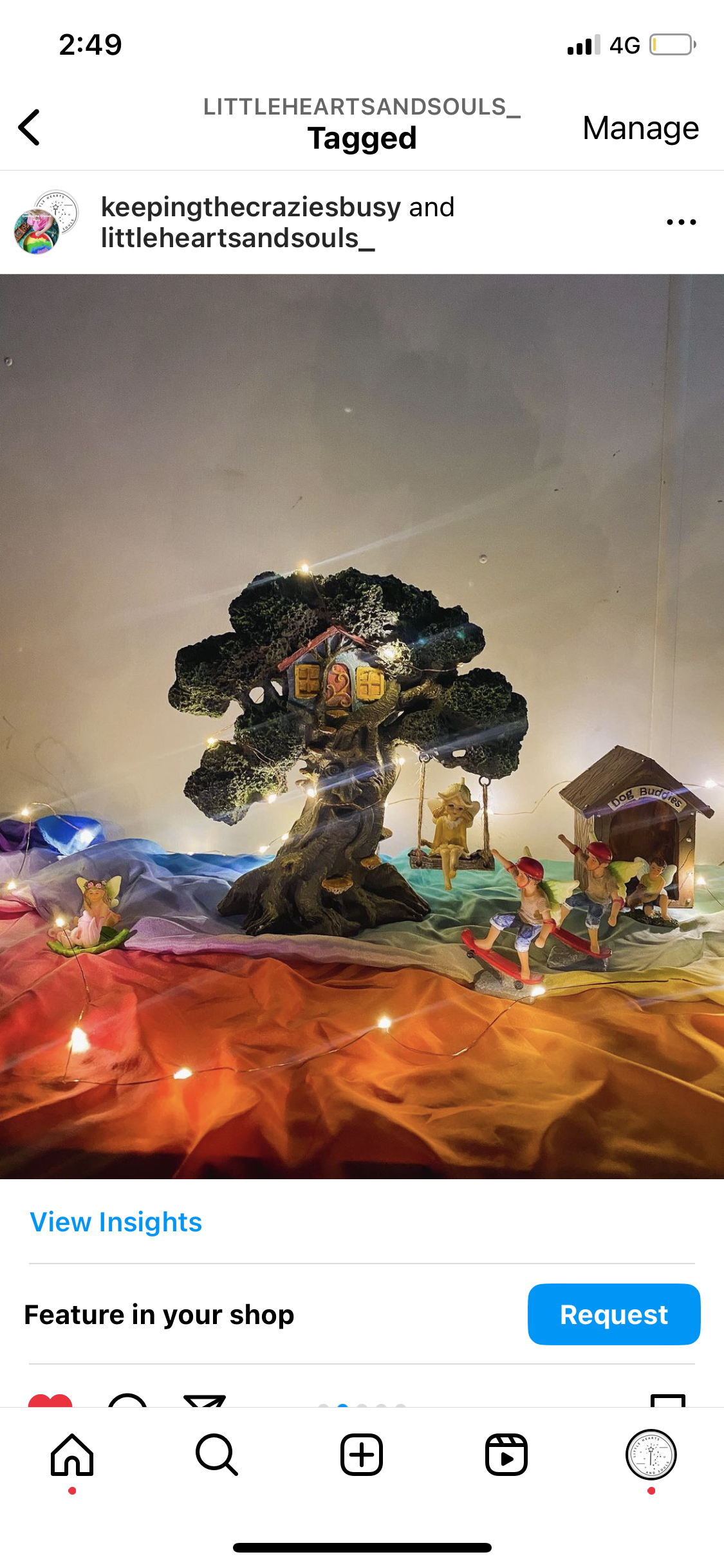Enchanted Tree House with Swing