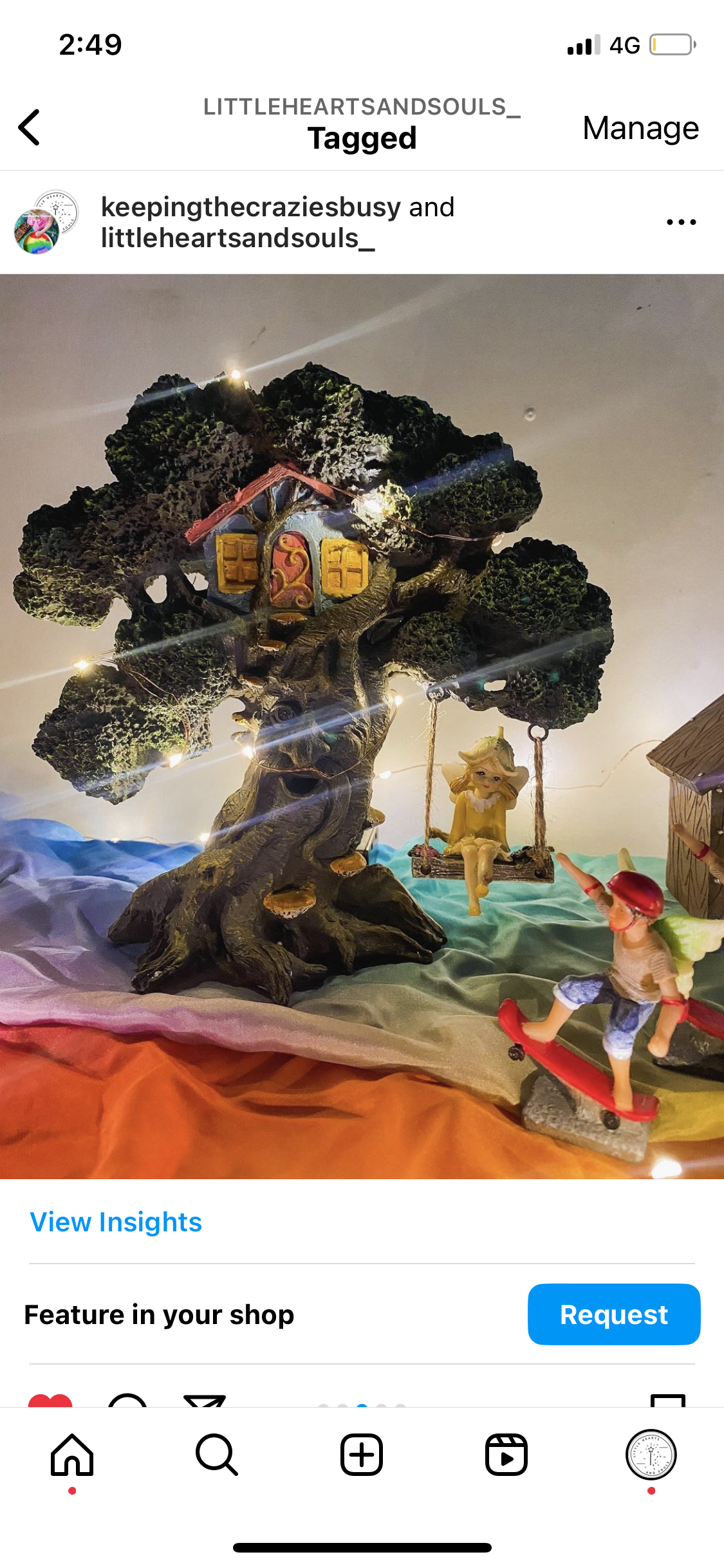 Enchanted Tree House with Swing
