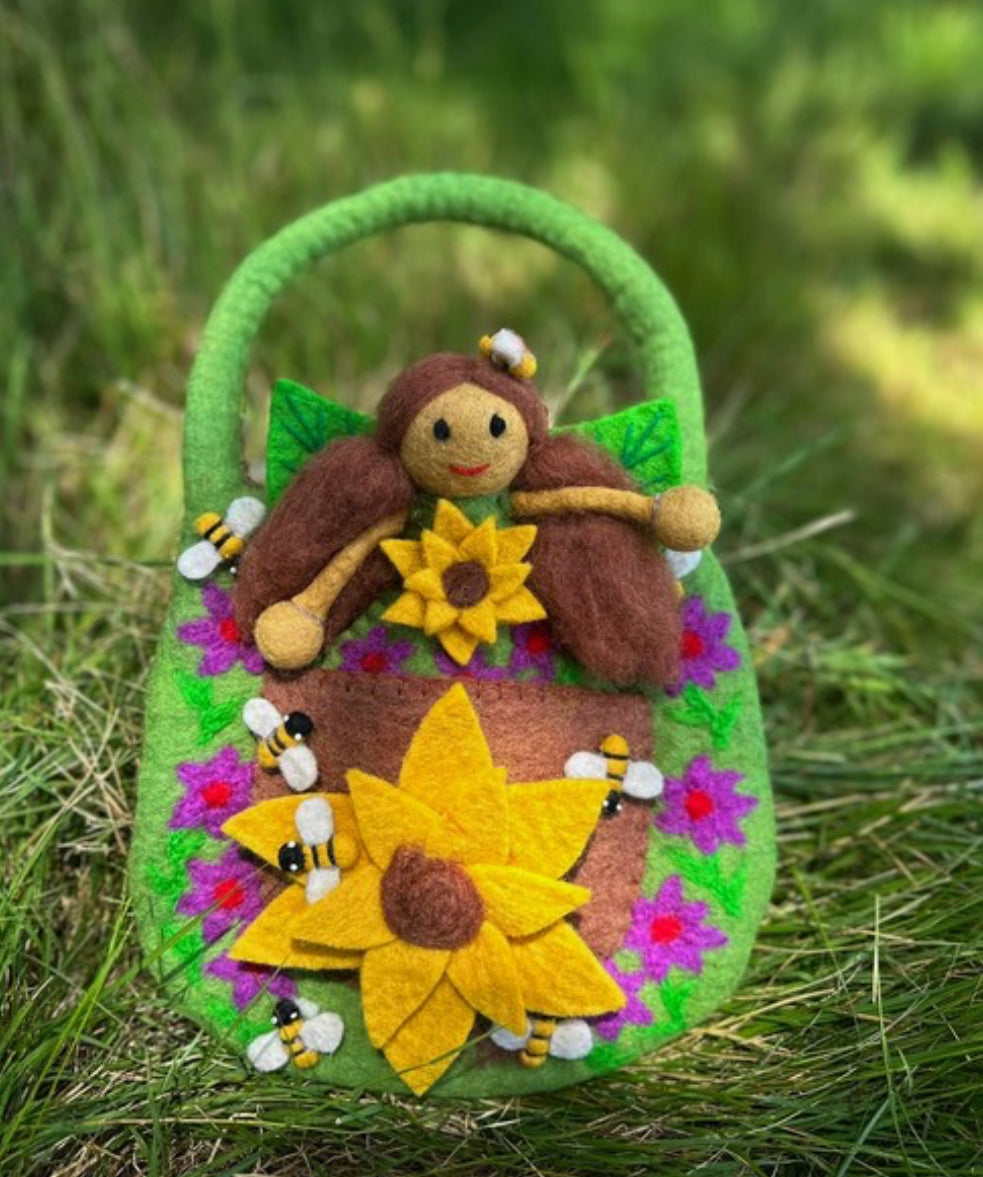 Sunflower Bag (Large) with Fairy