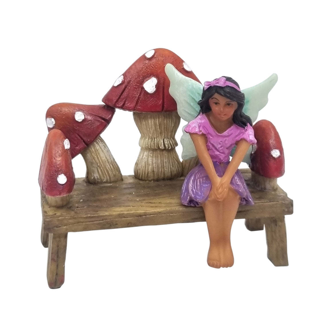 Mushroom Garden Bench