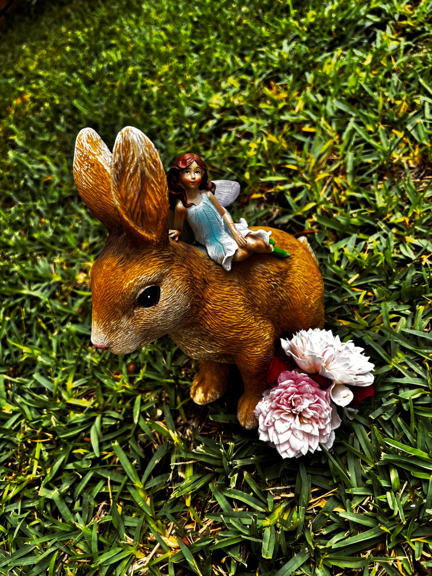 Nature Loving Fairy with Rabbit