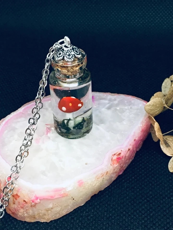 Enchanted Mushroom Necklace