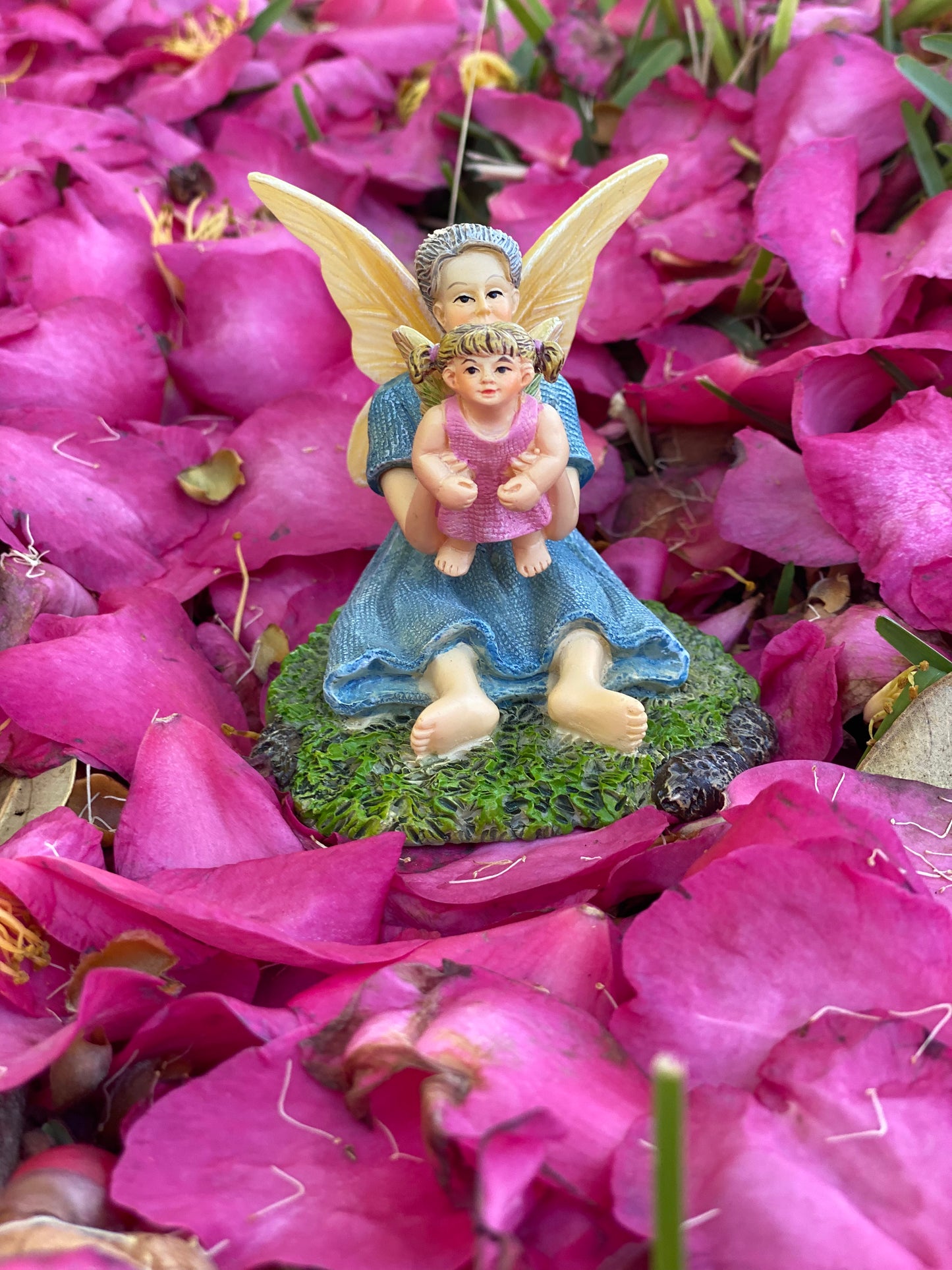 Grandma Fairy with Granddaughter (Learning to Fly)