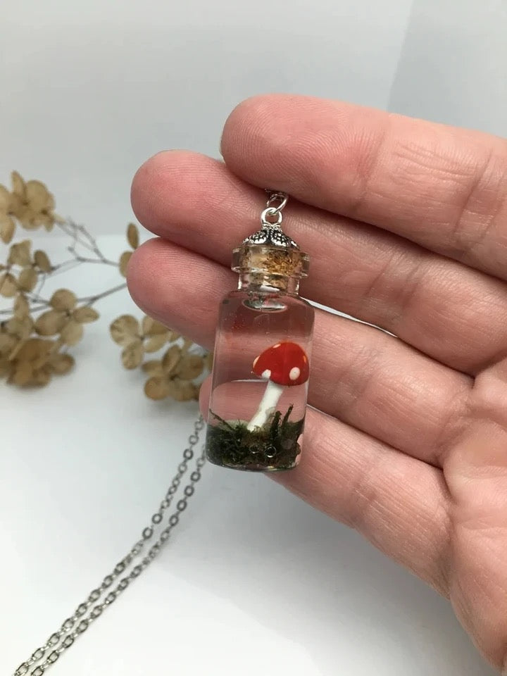 Enchanted Mushroom Necklace