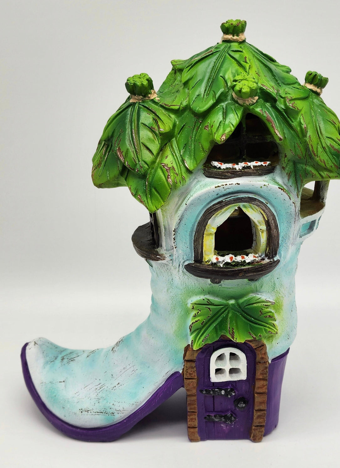 Boot Fairy House (Solar LED)
