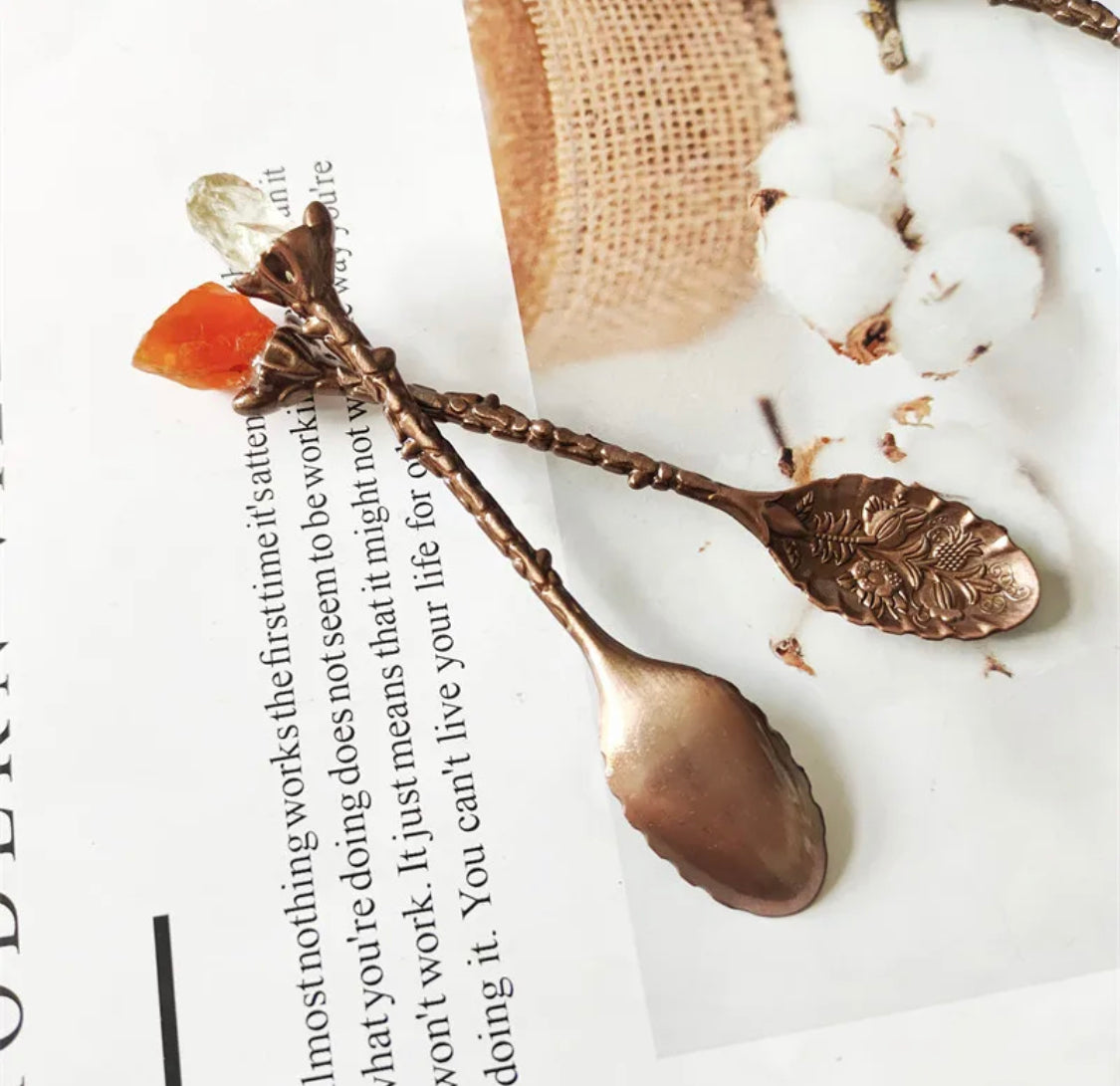 Crystal Gemstone Potion Spoon