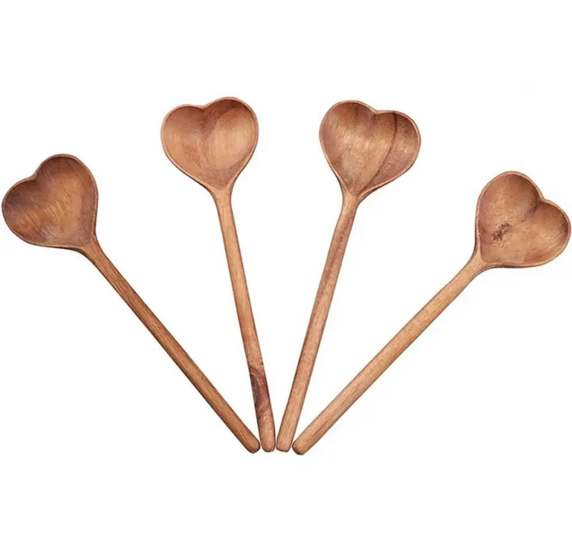 Wooden Heart Spoon