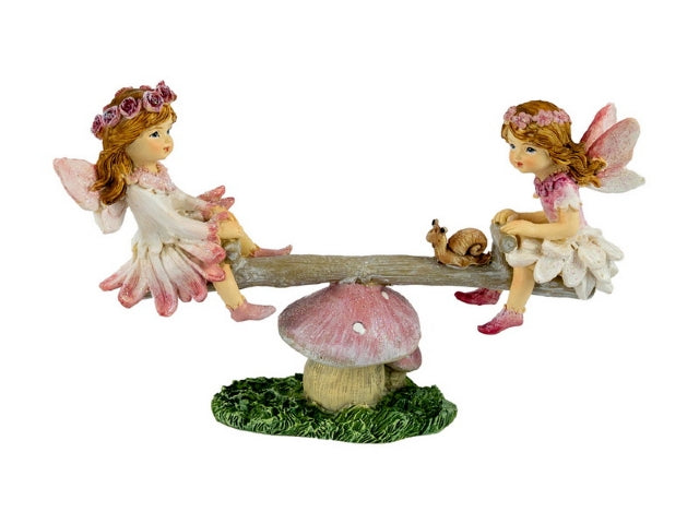 Fairy Friends on Mushroom See-saw
