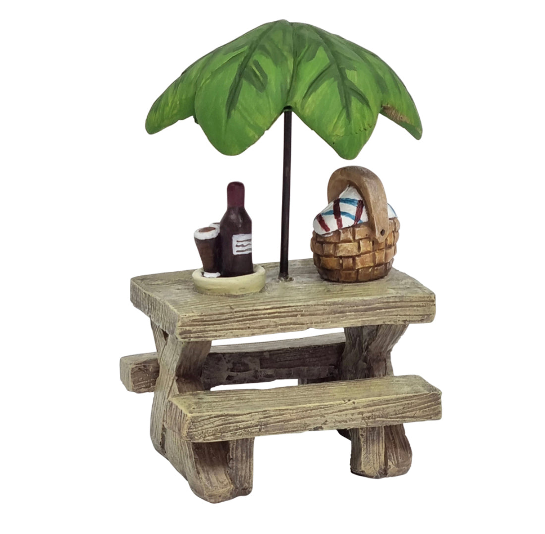 Picnic Table Set with Umbrella
