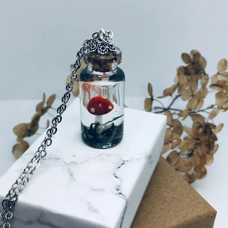 Enchanted Mushroom Necklace