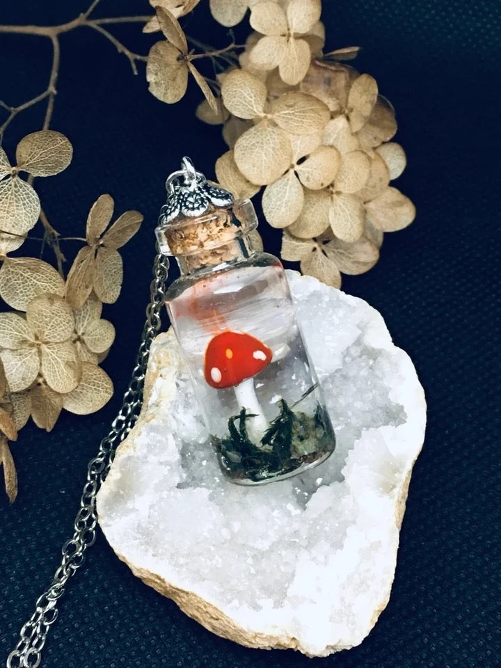 Enchanted Mushroom Necklace