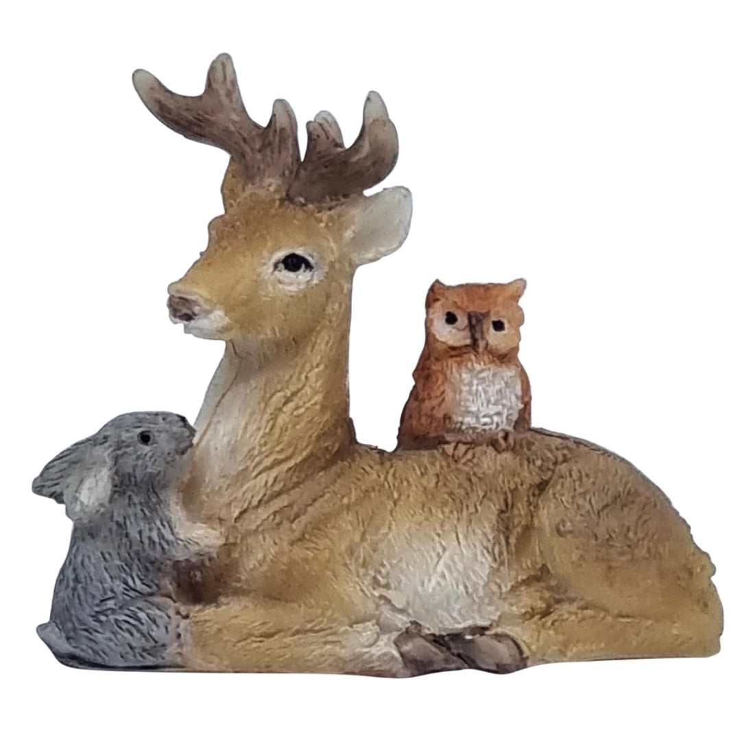 Forest Friends – Deer, Rabbit & Owl