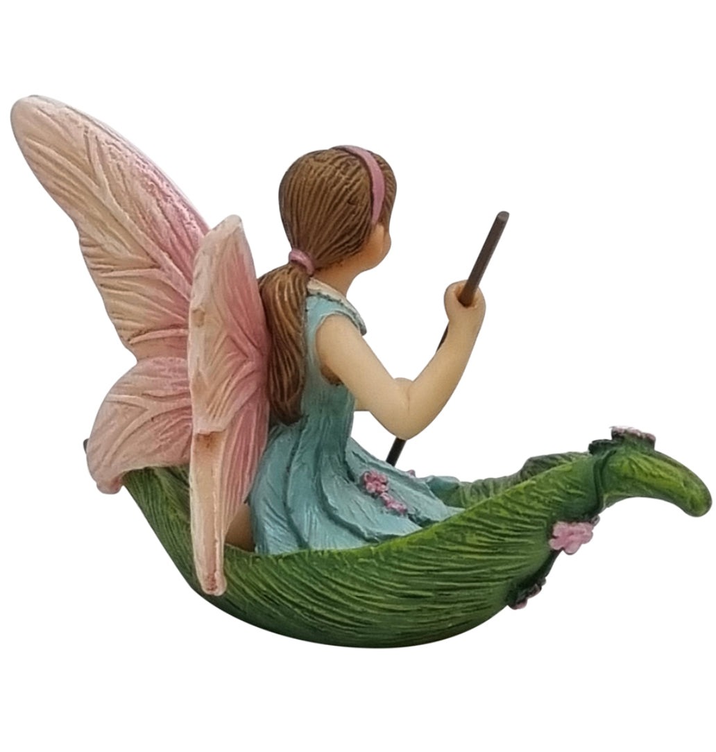 Fairy Mila with Leaf Boat