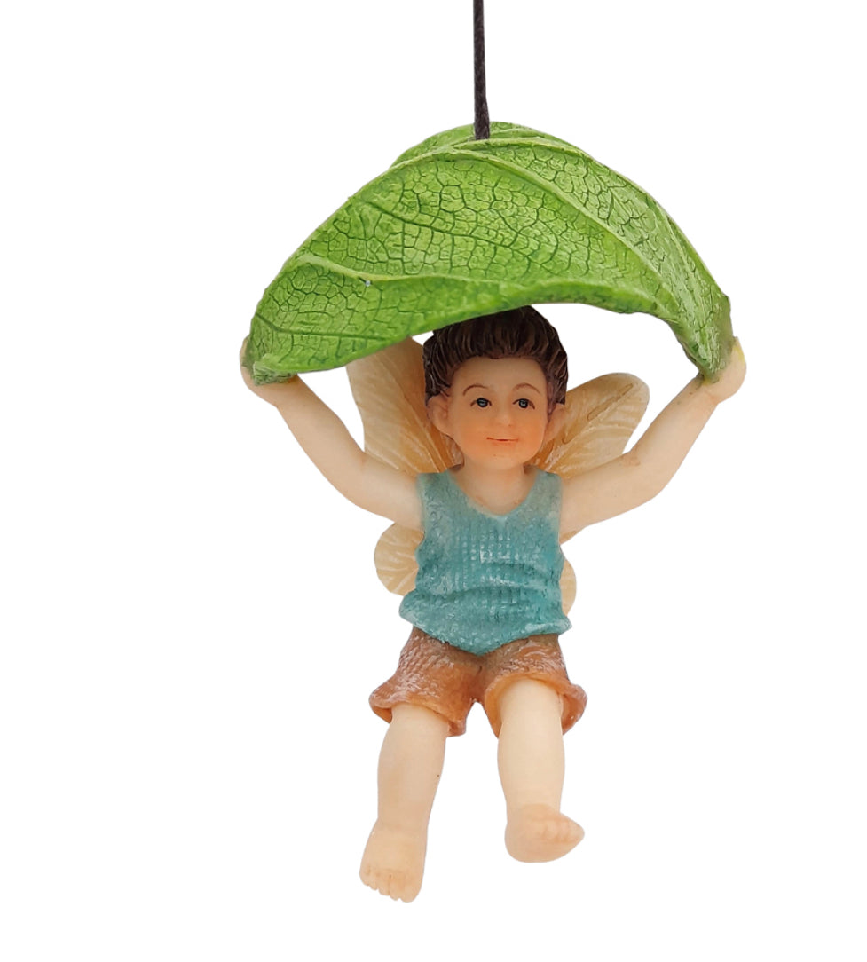 Leaf Parachute Boy Fairy