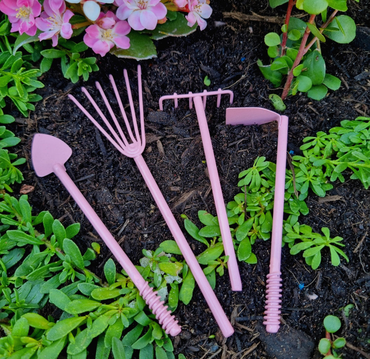 Metal 4-Pce Garden Tool Set