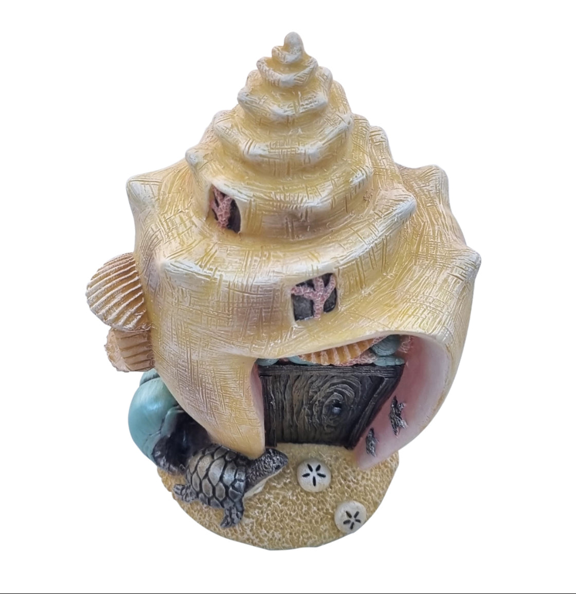 Conch Shell House w/Turtle