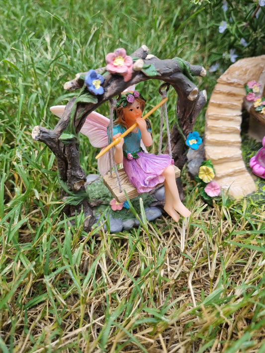 Fairy Garden Swing With Seat