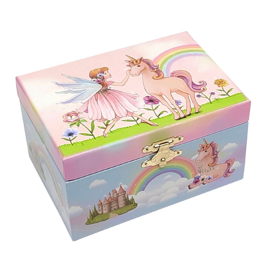 Musical Jewellery Box - Fairy & Unicorn