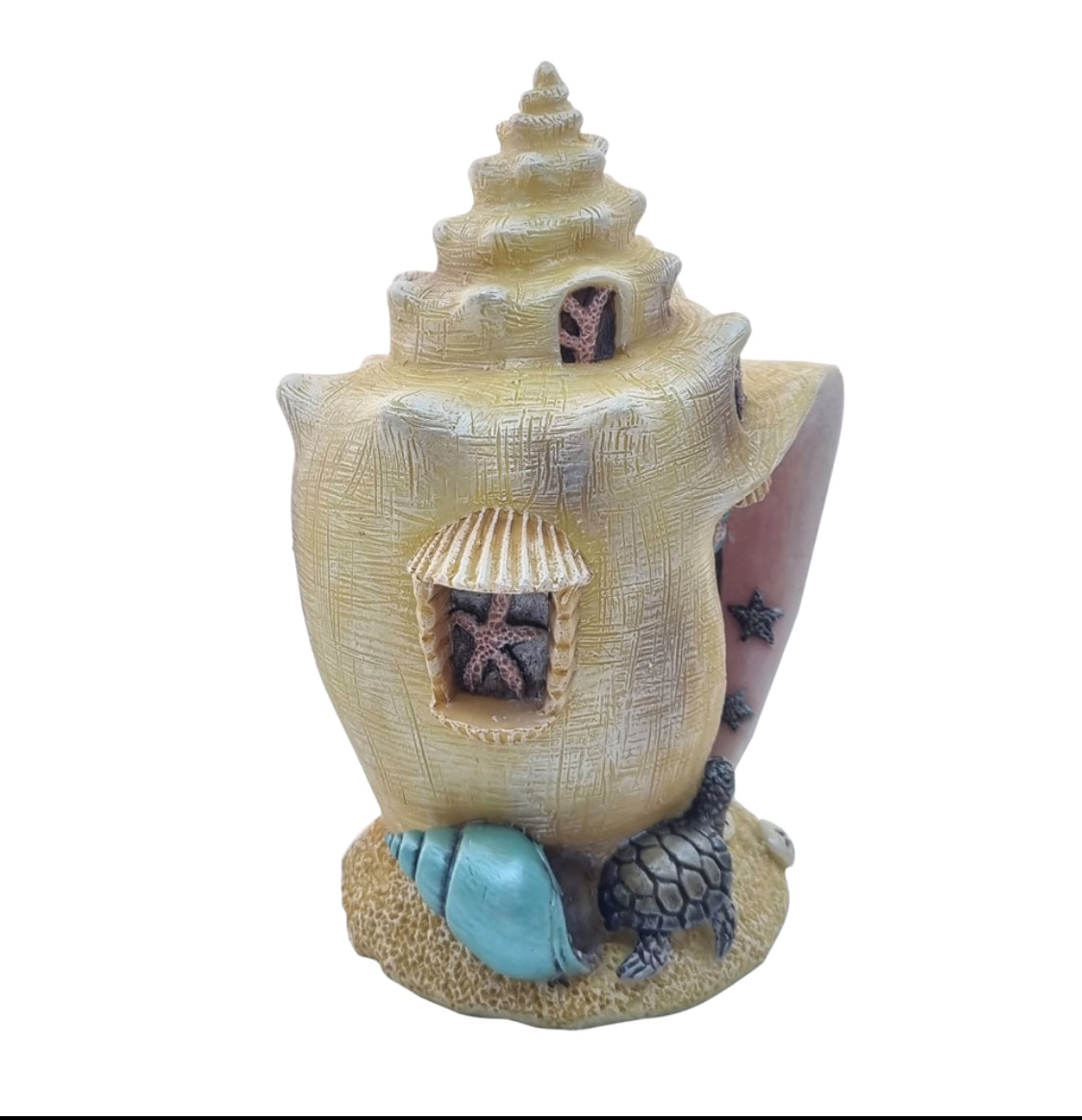 Conch Shell House w/Turtle