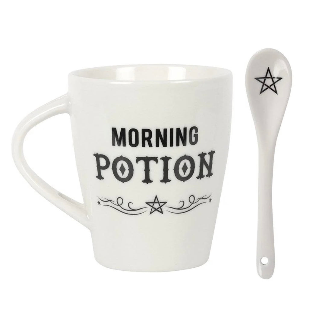 Morning Potion Mug and Spoon Set