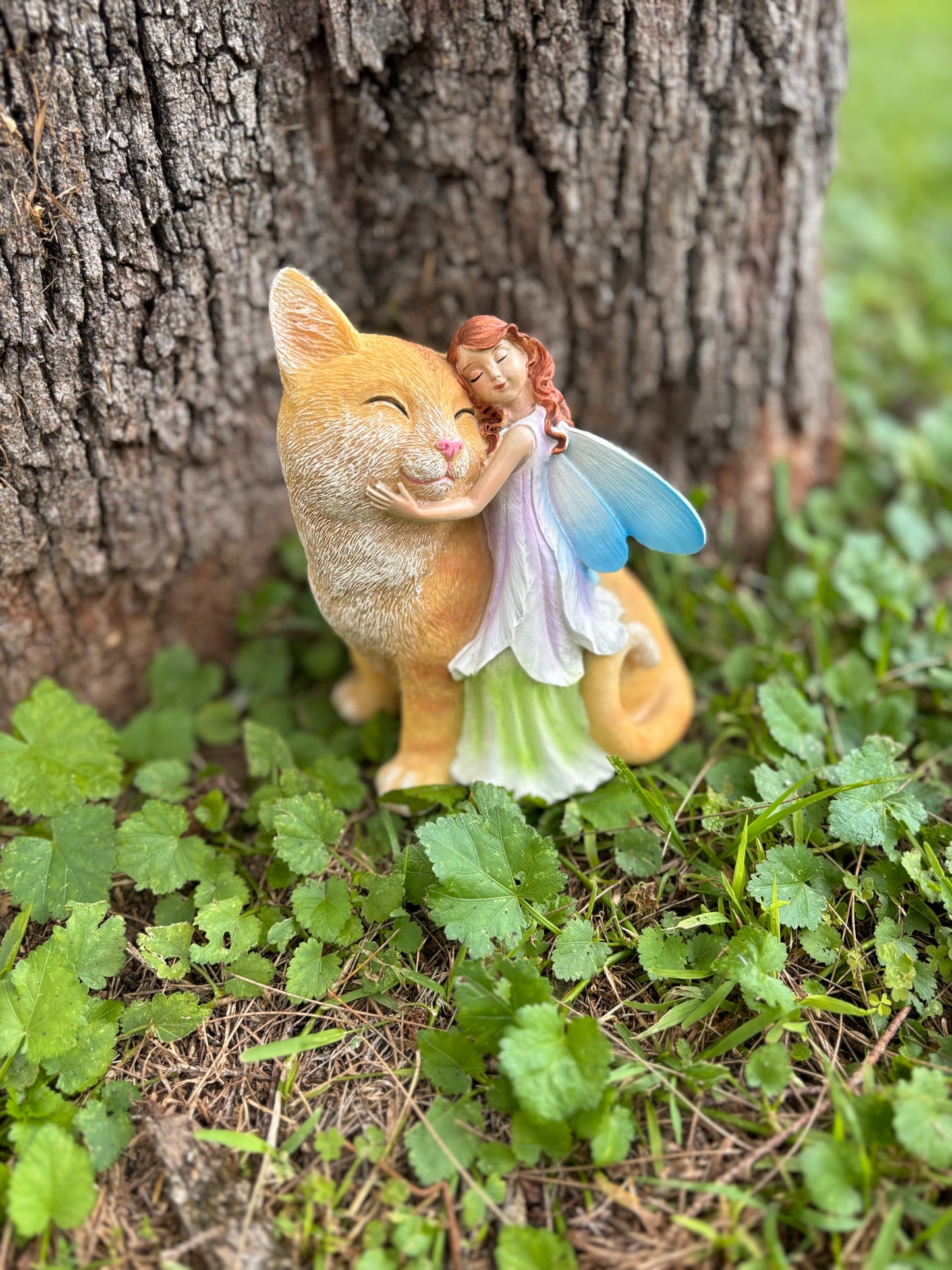 Nature Loving Fairy with Cat