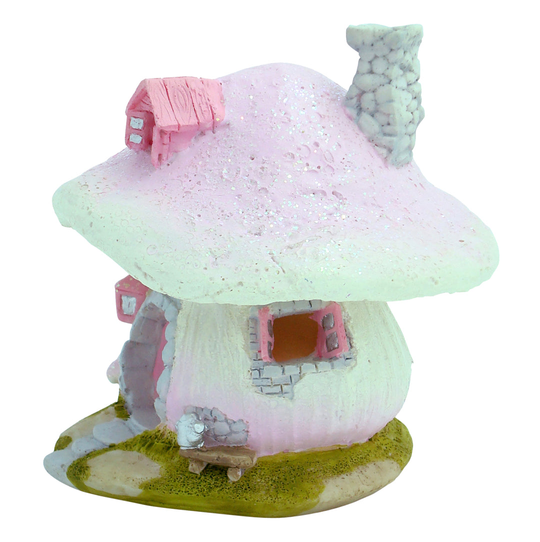 Fairy Mushroom Glitter House