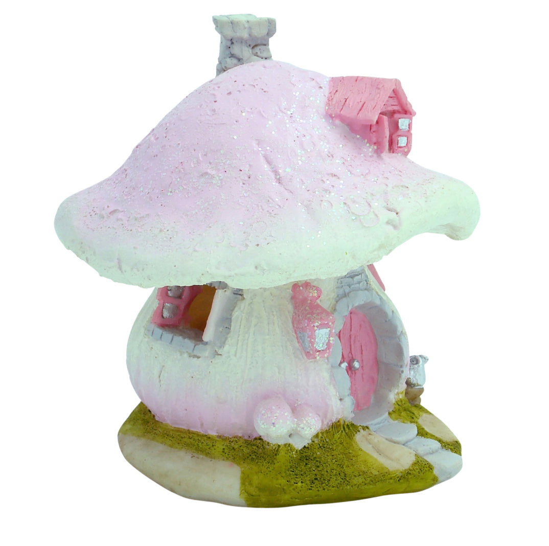 Fairy Mushroom Glitter House