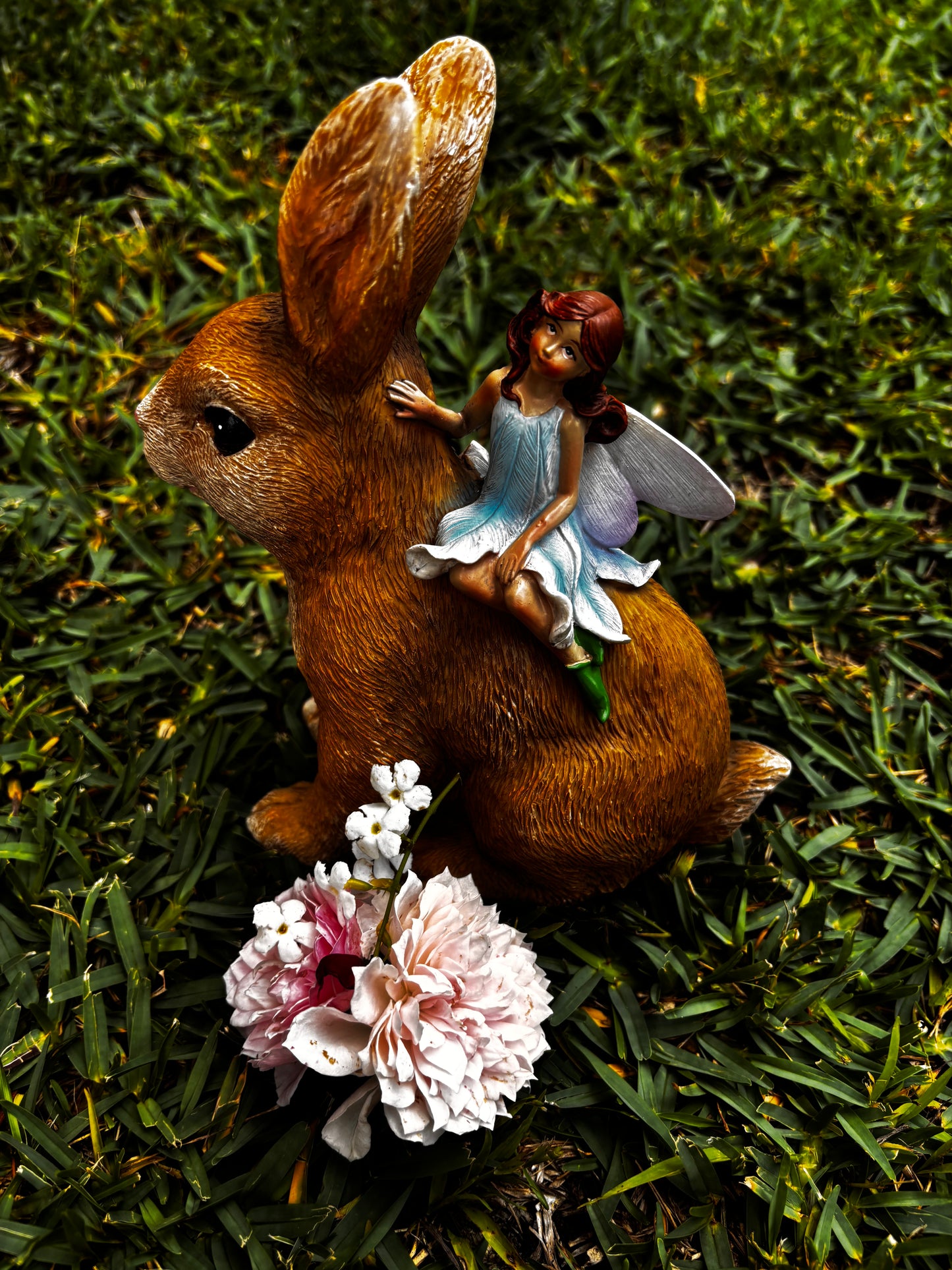 Nature Loving Fairy with Rabbit
