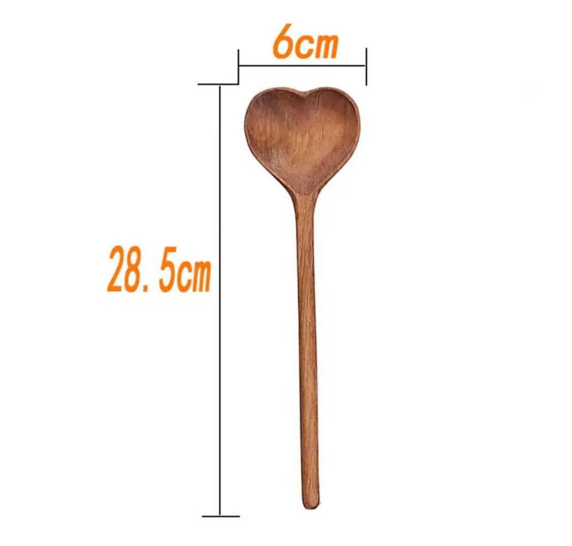 Wooden Heart Spoon