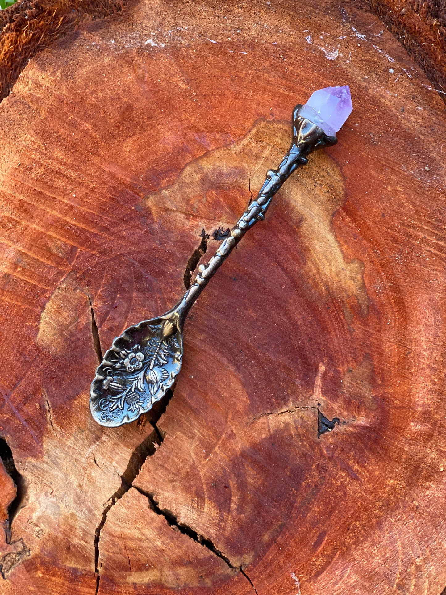 Crystal Gemstone Potion Spoon