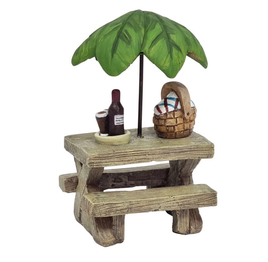Picnic Table Set with Umbrella