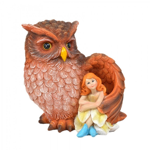 Nature Loving Fairy with Owl