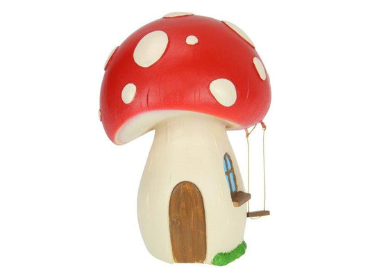 Fairy Mushroom House with Swing