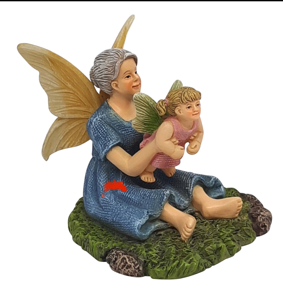 Grandma Fairy with Granddaughter (Learning to Fly)