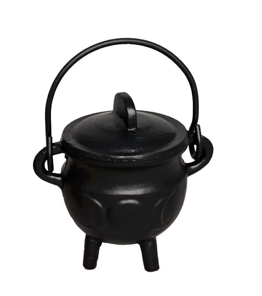 Cast Iron Triple Moon Cauldron