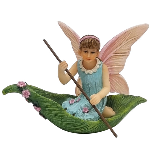 Fairy Mila with Leaf Boat