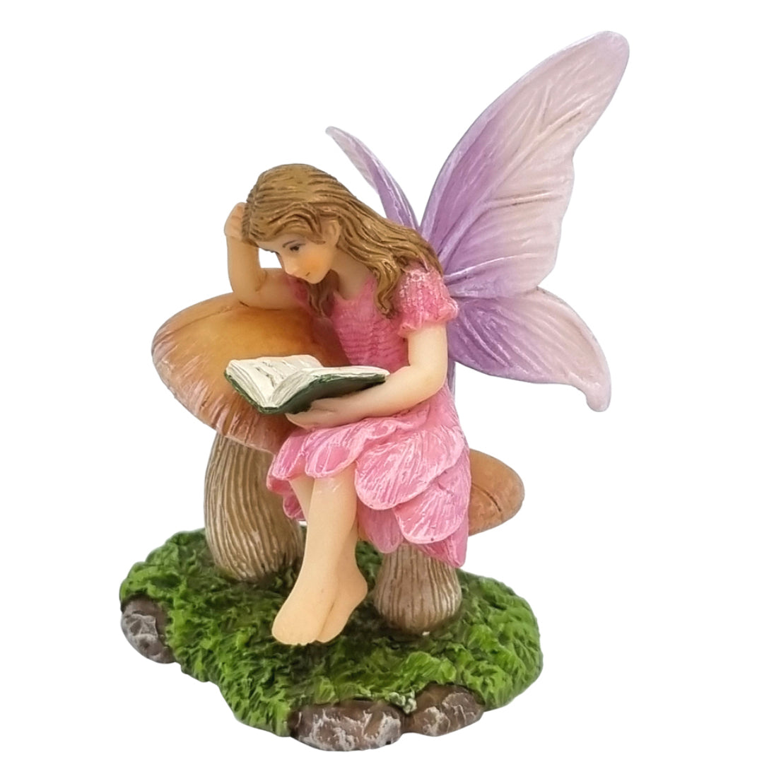 Storytime Fairy Sitting on a Mushroom