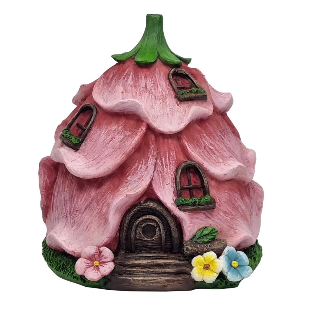 Pink Blossom Fairy House