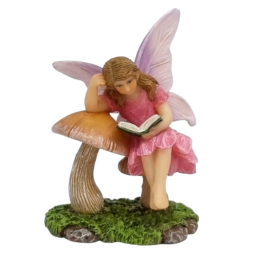Storytime Fairy Sitting on a Mushroom