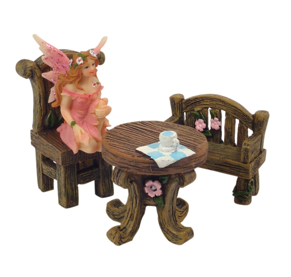 Miniature Enchanted Garden Bench