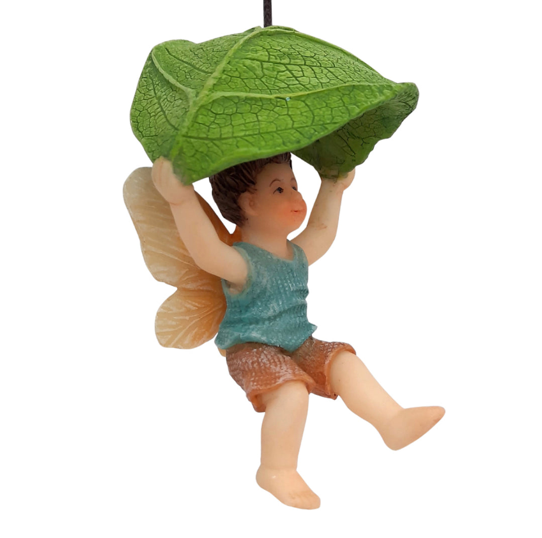 Leaf Parachute Boy Fairy
