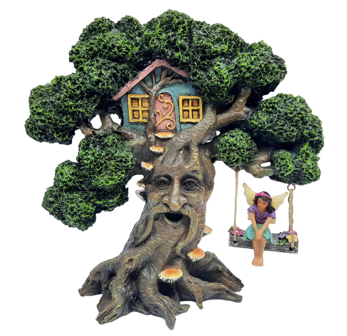 Enchanted Tree House with Swing