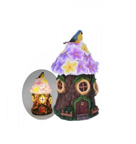 Purple Fairy Flower House (Light up)